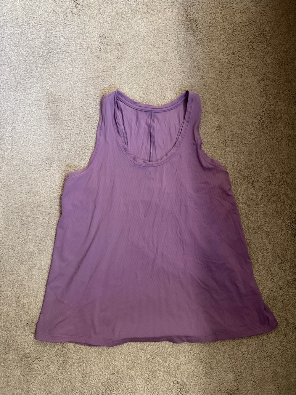 lululemon athletica Purple Scoop-Back Tank